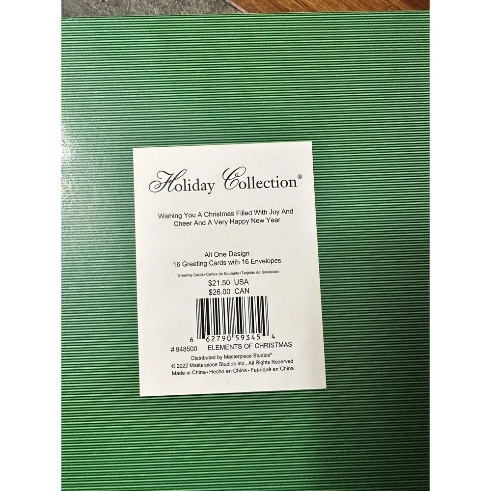 New Wishing You A Merry Little Christmas 16-Count Cards‎ with Envelopes Macys